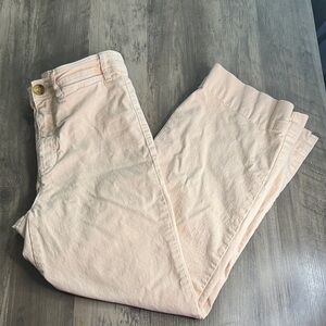 Marine Layer Light Peach Women's Straight Leg Jeans